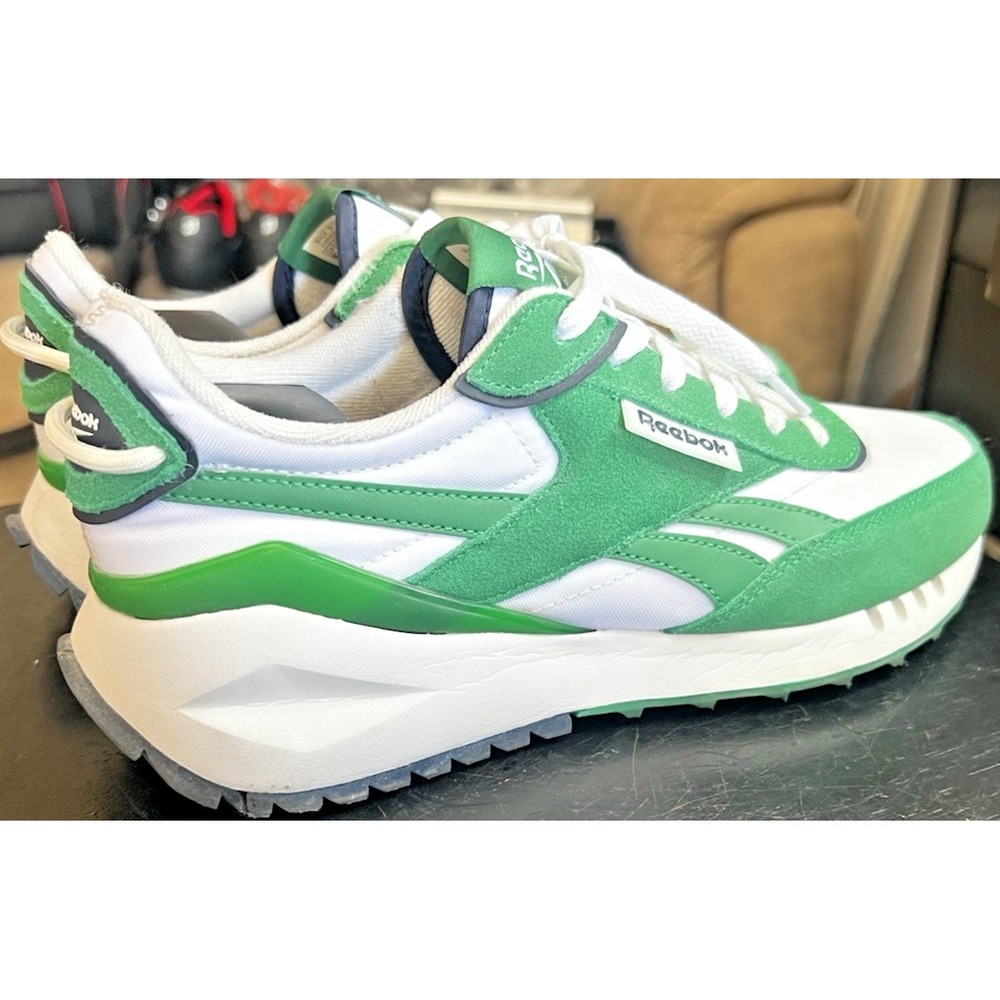 Reebok Forte Retro Racer Sneakers Shoes Galaxy 16 Green/White - Women's Size 8.5